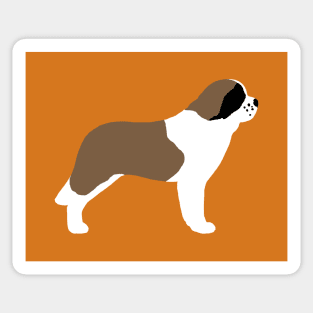 Saint Bernard Silhouette Sticker